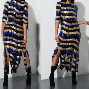 SONG FOR YOU SEQUIN MIDI DRESS